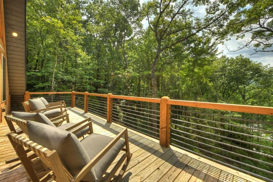 Exterior details and patio area of a home in , Cherry Log (Image 19). Exterior details and patio area of a home in , Cherry Log (Image 19).