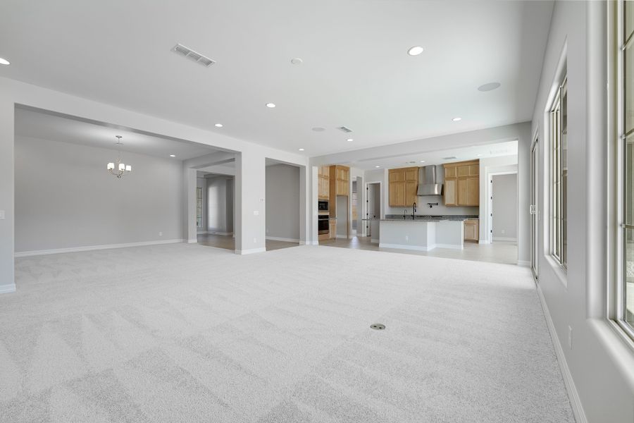 Spacious, unfurnished interior of a new home in Ellsworth Ranch Capstone Collection, Queen Creek (Image 34). Spacious, unfurnished interior of a new home in Ellsworth Ranch Capstone Collection, Queen Creek (Image 34).