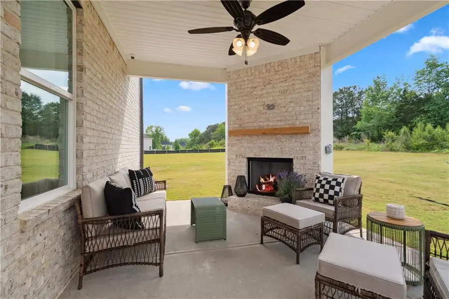 Exterior details and patio area of a home in Westwind Estates, Hampton (Image 26).