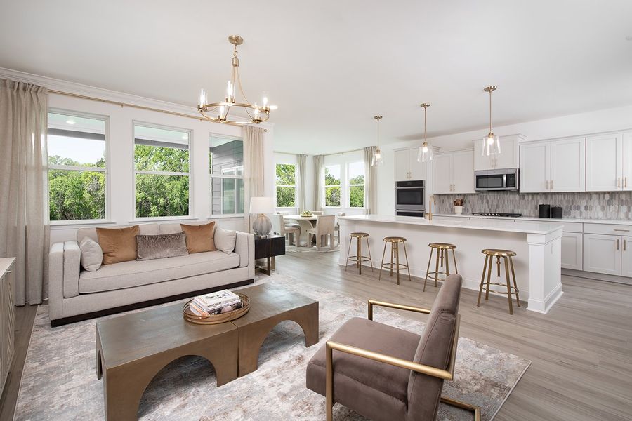 Representative furnished interior of a home built from the Winters by Ashton Woods in Willow Landing, Mount Juliet (Image 7).