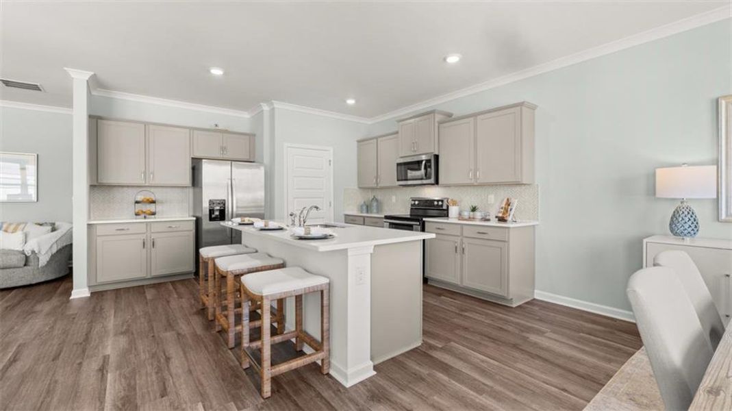 Furnished interior view inside a new home in Kingston Ranch at Lake Oconee, Buckhead (Image 34).