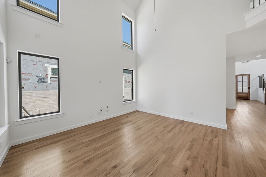 Spacious, unfurnished interior of a new home in Light Farms Brenham - 40' Lots, Celina (Image 22).