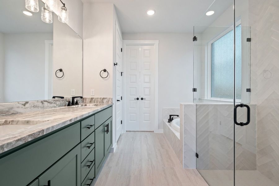 Furnished interior view inside a new home in Flora, Hutto (Image 11).