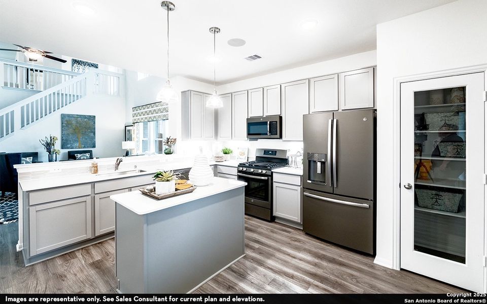 Furnished interior view inside a new home in Hennersby Hollow, San Antonio (Image 19).