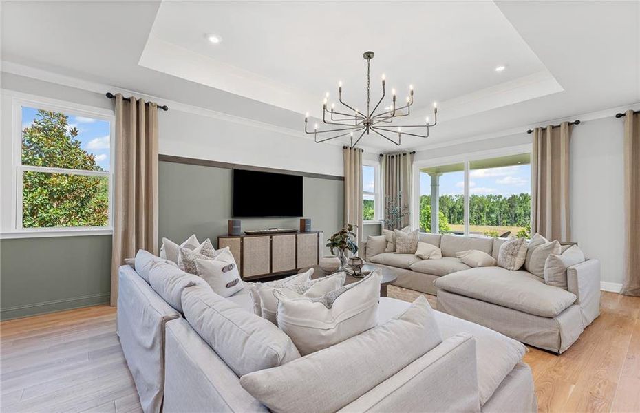 Furnished interior view inside a new home in Overland, Locust Grove (Image 24).