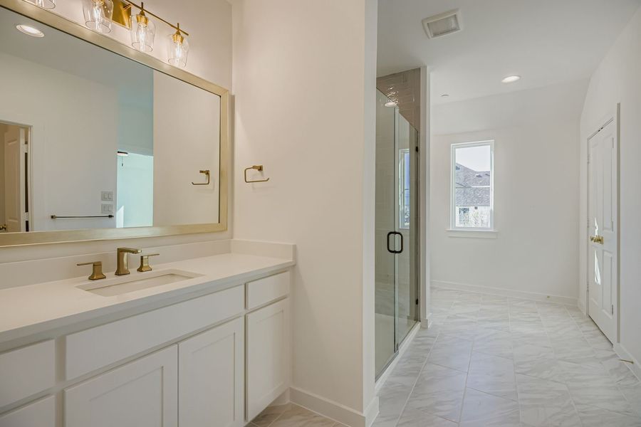 Furnished interior view inside a new home in Castle Hills Northpointe - Townhomes, Carrollton (Image 12). Furnished interior view inside a new home in Castle Hills Northpointe - Townhomes, Carrollton (Image 12).