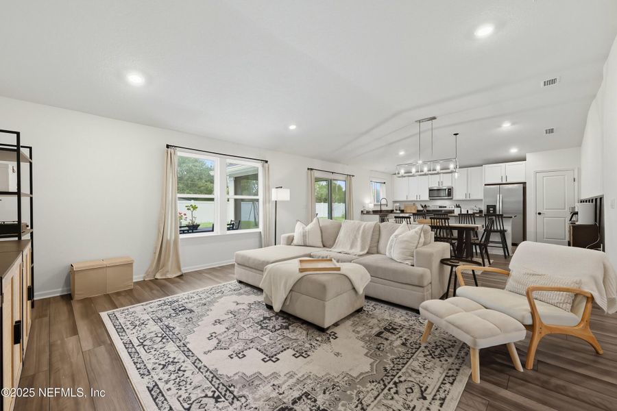 Furnished interior view inside a new home in , Jacksonville (Image 6).