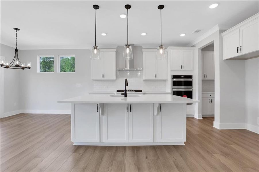 Furnished interior view inside a new home in Cambridge, Flowery Branch (Image 5).
