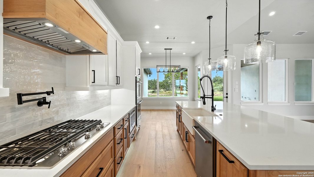 Furnished interior view inside a new home in , Spring Branch (Image 8).