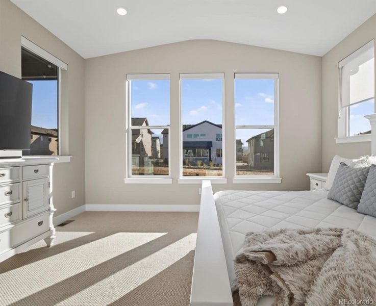 Furnished interior view inside a new home in Montaine, Castle Rock (Image 8).