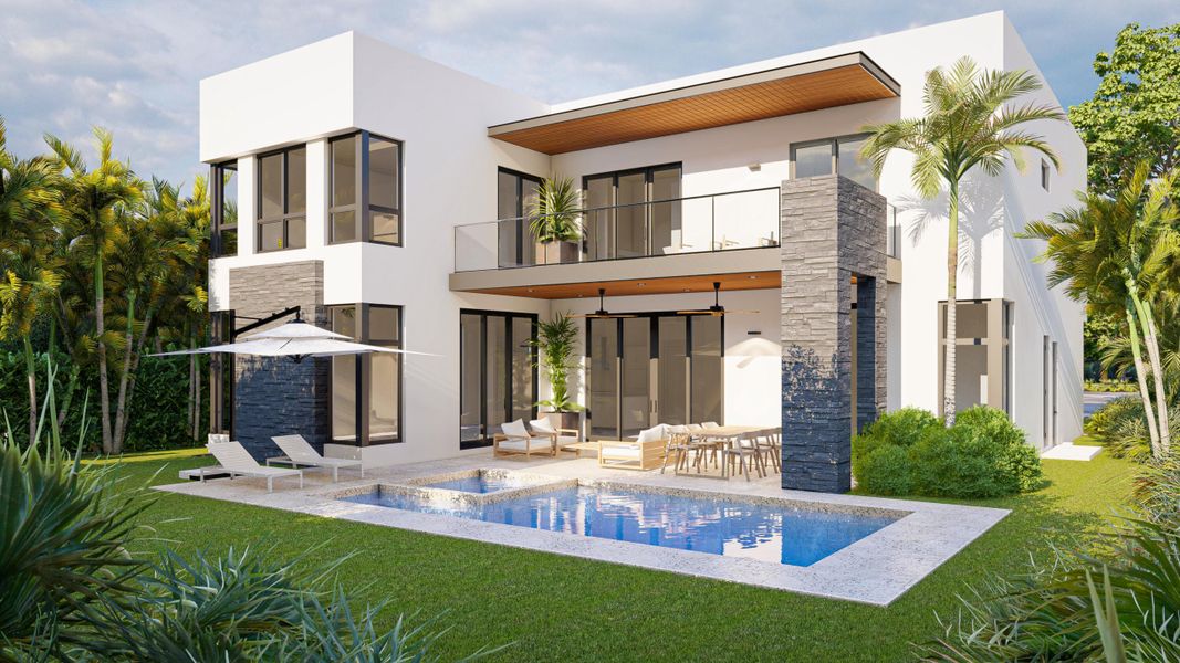 Aspen Rear Elivation Rendering