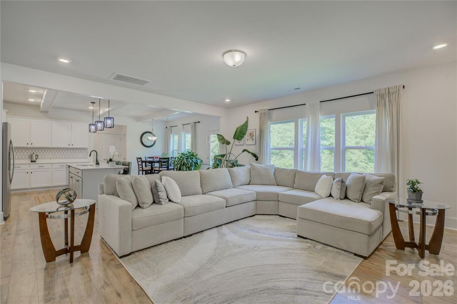 Furnished interior view inside a new home in , York (Image 31).