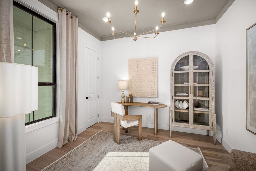 Representative furnished interior of a home built from the Gillett by Pulte Homes in Kuempel Farms, Pflugerville (Image 47).