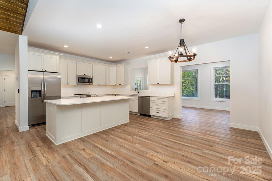 Furnished interior view inside a new home in , Lake Lure (Image 4). Furnished interior view inside a new home in , Lake Lure (Image 4).