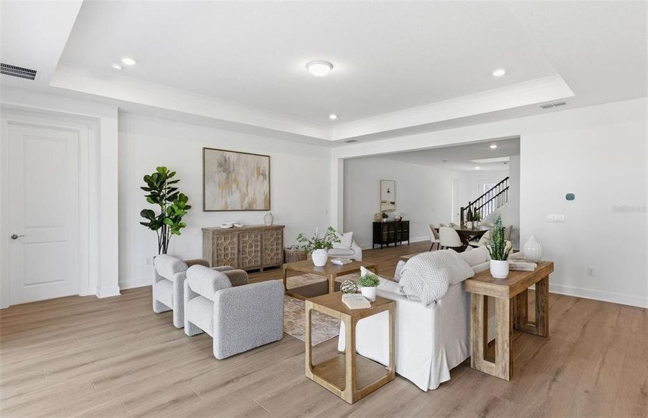 Furnished interior view inside a new home in Riverwood, Zephyrhills (Image 3).