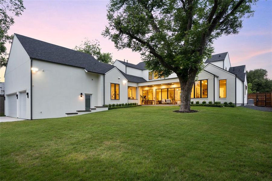 Exterior details and patio area of a home in , Dallas (Image 4). Exterior details and patio area of a home in , Dallas (Image 4).