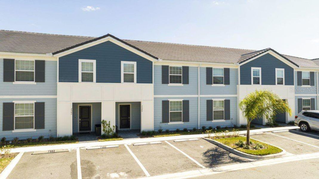 Front exterior of a new home in , Davenport, FL, highlighting curb appeal (Image 2). Front exterior of a new home in , Davenport, FL, highlighting curb appeal (Image 2).