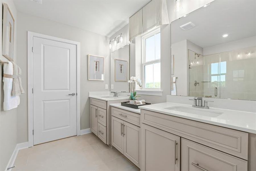 Representative furnished interior of a home built from the Charles by Ryan Homes in East Lake, Leland (Image 26). Representative furnished interior of a home built from the Charles by Ryan Homes in East Lake, Leland (Image 26).