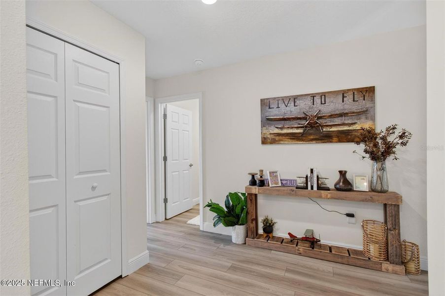 Furnished interior view inside a new home in Sawmill Creek at Palm Coast Park, Palm Coast (Image 43).