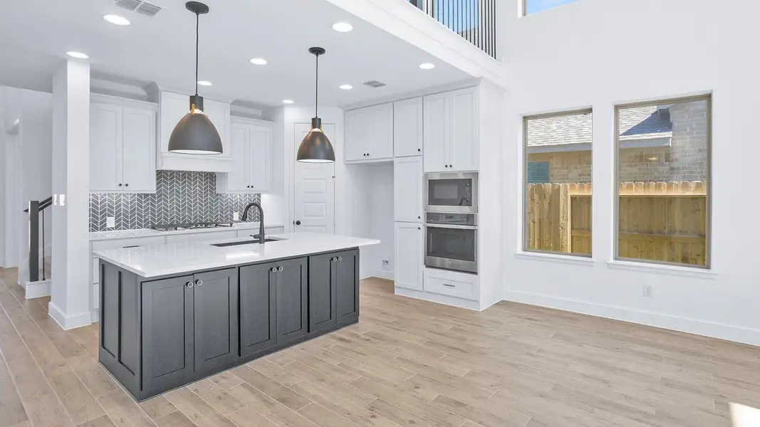 Furnished interior view inside a new home in Amira 50', Tomball (Image 5). Furnished interior view inside a new home in Amira 50', Tomball (Image 5).