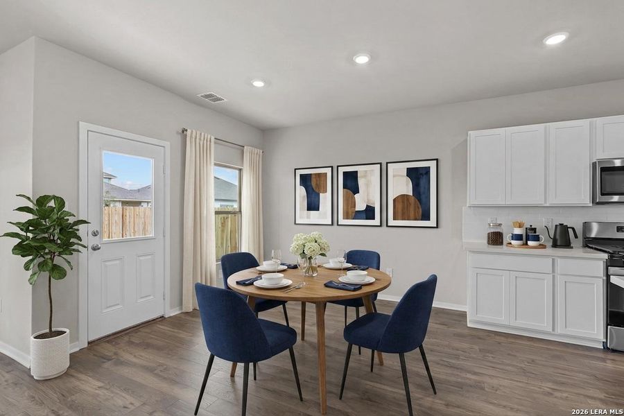 Furnished interior view inside a new home in Summerlin, San Antonio (Image 8). Furnished interior view inside a new home in Summerlin, San Antonio (Image 8).