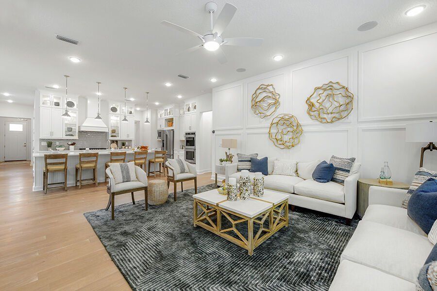 Representative furnished interior of a home built from the Harbor by Mattamy Homes in RiverTown, St. Johns (Image 39).