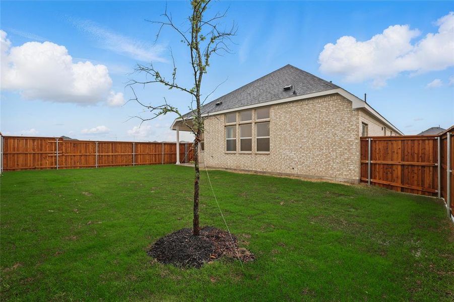 View of fenced backyard View of fenced backyard