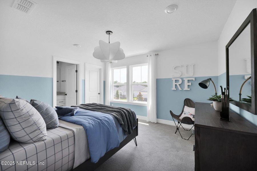 Furnished interior view inside a new home in Westerly Park at Wildlight, Yulee (Image 16).