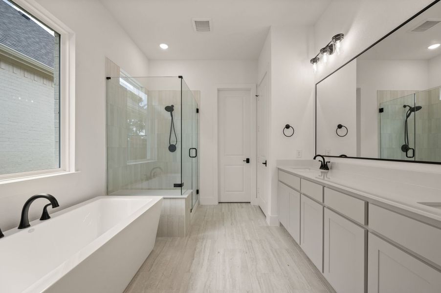 Furnished interior view inside a new home in Parks of Aledo, Aledo (Image 11). Furnished interior view inside a new home in Parks of Aledo, Aledo (Image 11).