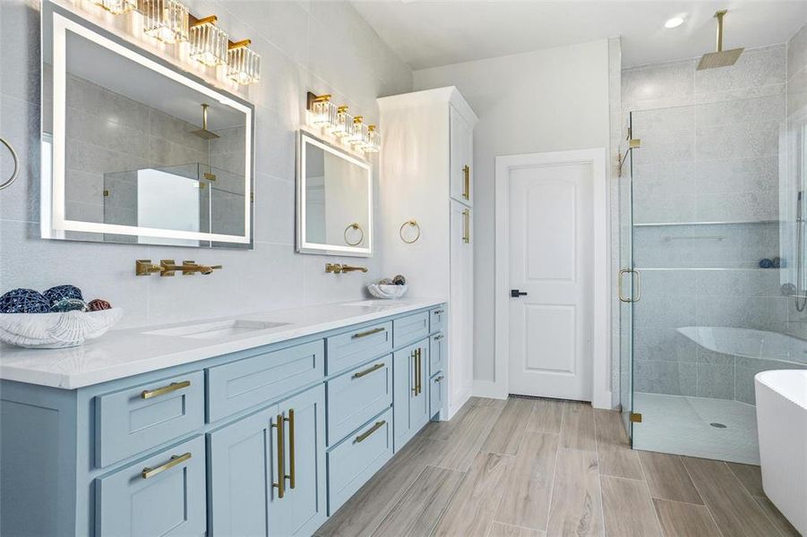 Furnished interior view inside a new home in , Springtown (Image 11).