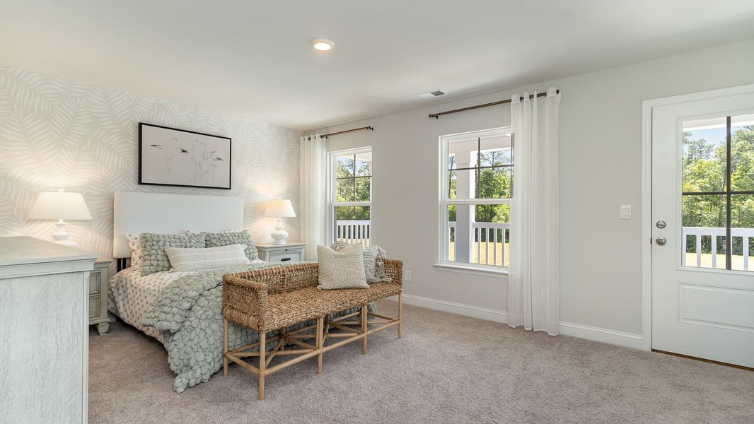 Representative furnished interior of a home built from the HARBOR OAK by D.R. Horton in Spring View Landing, Loris (Image 25).