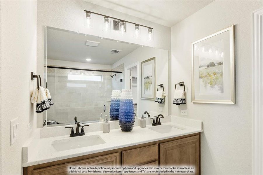 Furnished interior view inside a new home in Timberbrook 3B-4A, Justin (Image 32).