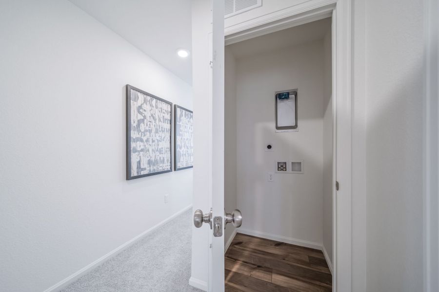 Spacious, unfurnished interior of a new home in Reunion, Commerce City (Image 18). Spacious, unfurnished interior of a new home in Reunion, Commerce City (Image 18).