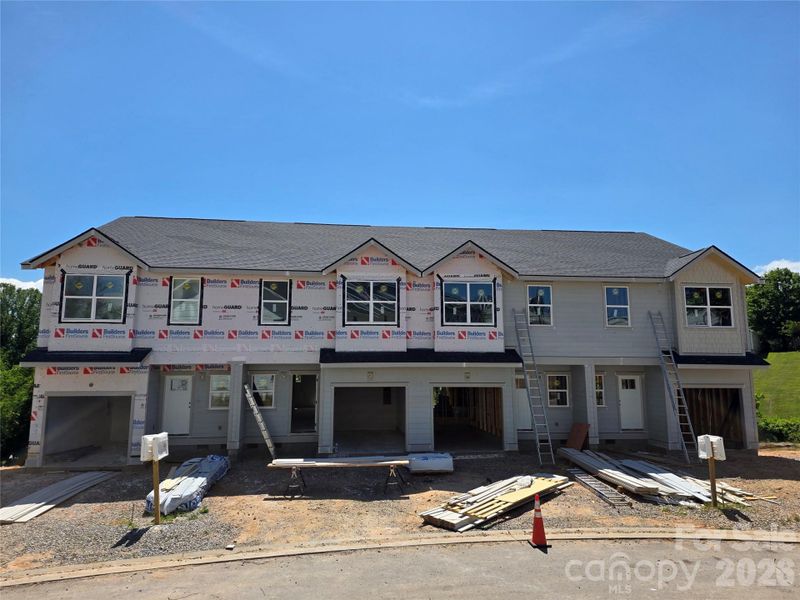 In-progress construction of a new home in , Asheville, NC (Image 7).