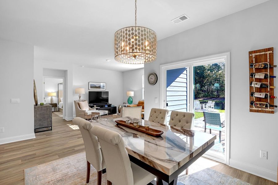 Furnished interior view inside a new home in Rivers Reach, Yemassee (Image 8). Furnished interior view inside a new home in Rivers Reach, Yemassee (Image 8).