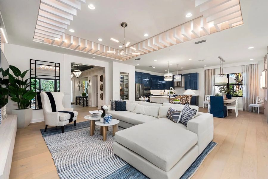 Furnished interior view inside a new home in Valencia Ridge, Wesley Chapel (Image 3).