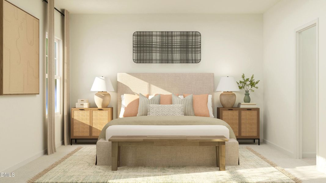 Primary Bedroom - Rendering Only