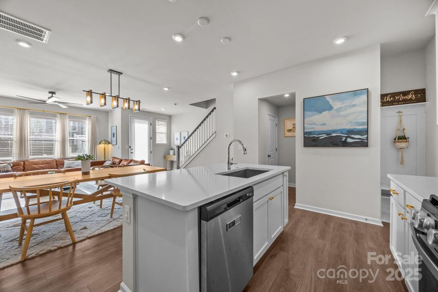 Furnished interior view inside a new home in , Charlotte (Image 9).