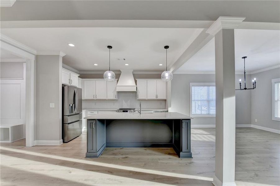 Furnished interior view inside a new home in , Greensboro (Image 15). Furnished interior view inside a new home in , Greensboro (Image 15).