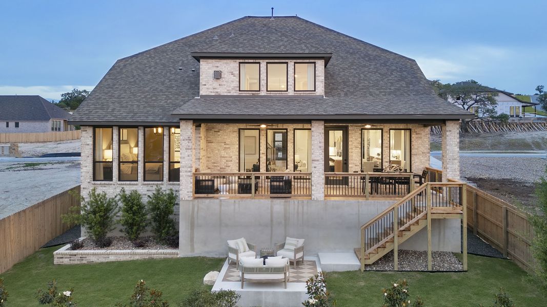Exterior details and patio area of a home in Johnson Ranch, Bulverde (Image 3). Exterior details and patio area of a home in Johnson Ranch, Bulverde (Image 3).