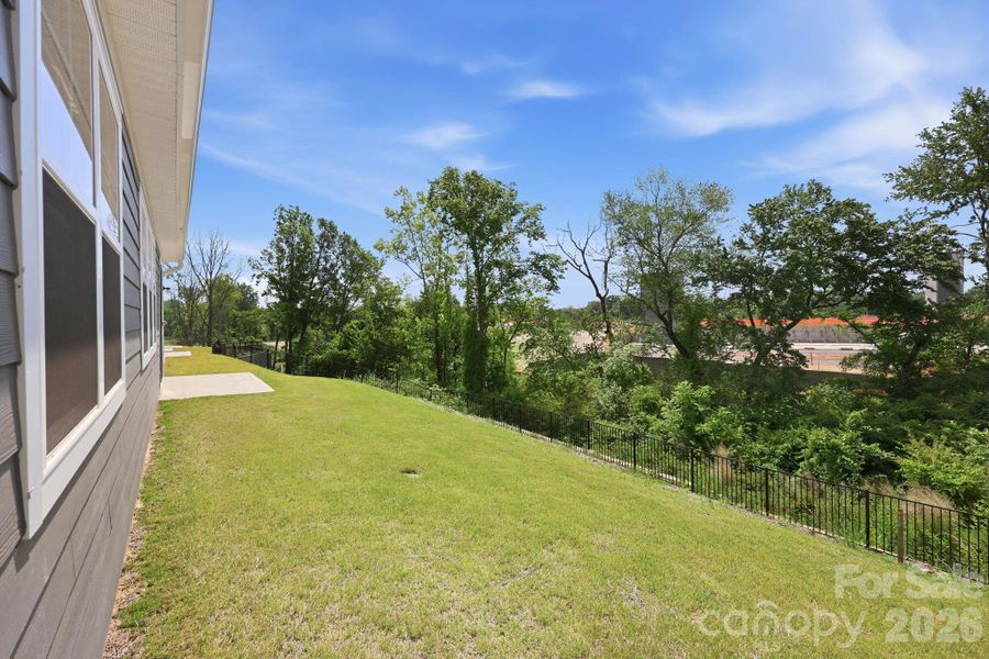 Exterior details and patio area of a home in , Cornelius (Image 28). Exterior details and patio area of a home in , Cornelius (Image 28).