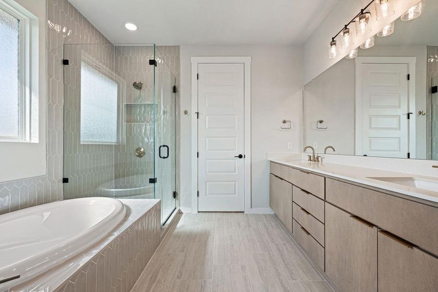 Furnished interior view inside a new home in Park Central, Georgetown (Image 12).
