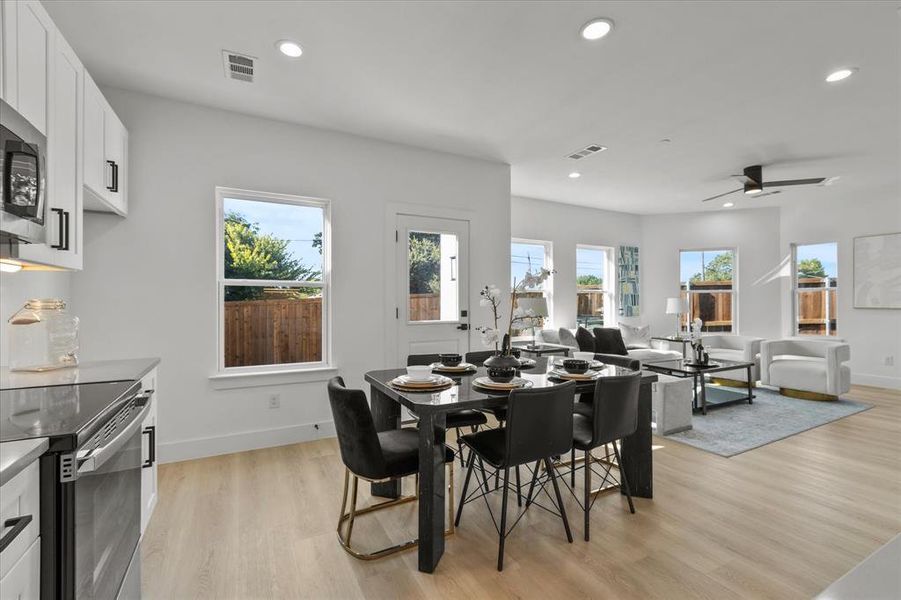Furnished interior view inside a new home in , Grand Prairie (Image 14). Furnished interior view inside a new home in , Grand Prairie (Image 14).
