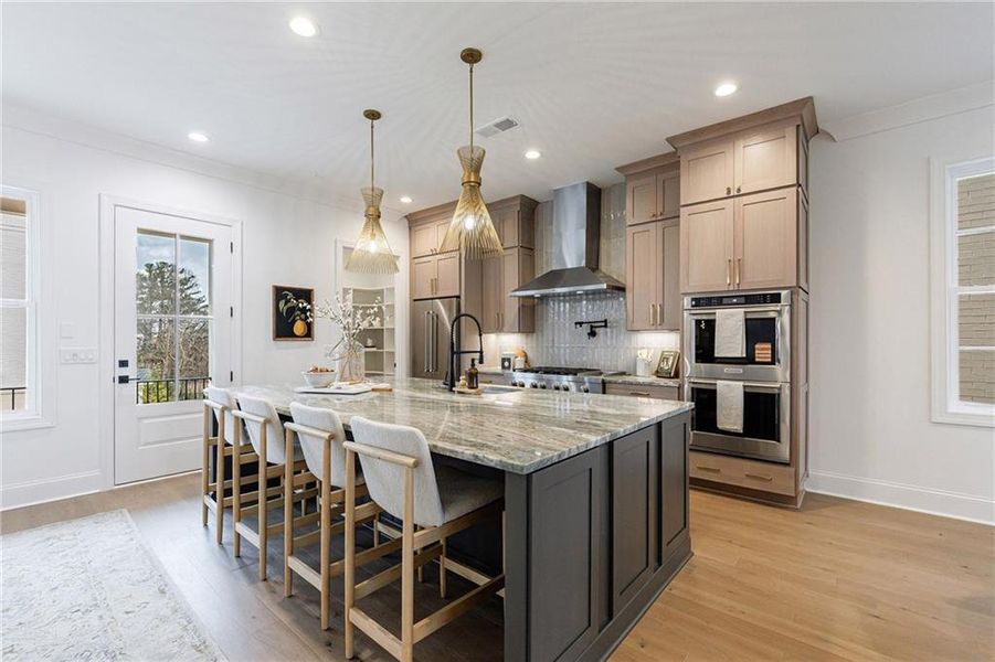Furnished interior view inside a new home in , Alpharetta (Image 6).