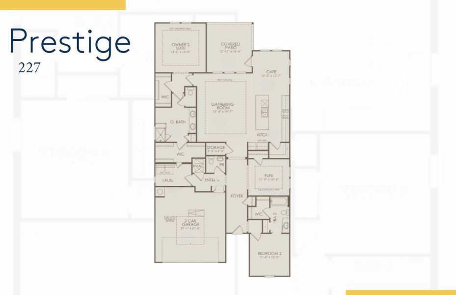 2D floor plan layout of this home in Forestwood, Longs, SC (Image 2).