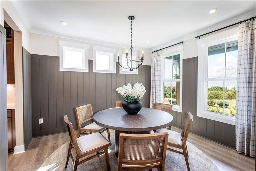 Furnished interior view inside a new home in Wisteria at GreenHouse, Marietta (Image 10).