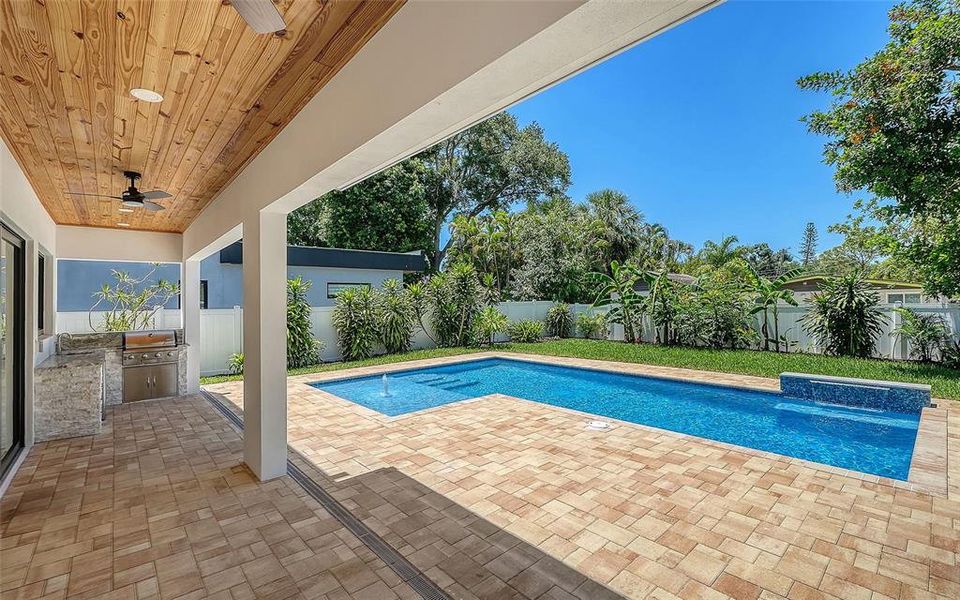Exterior details and patio area of a home in , Sarasota (Image 26).