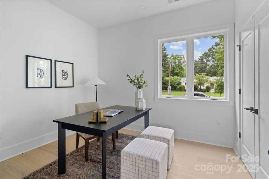 Furnished interior view inside a new home in , Charlotte (Image 27).