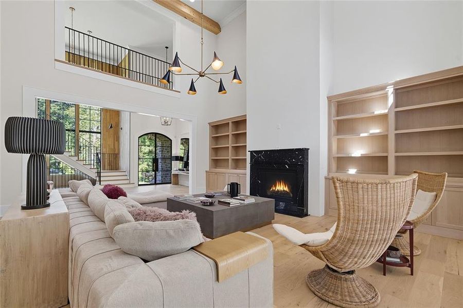 Furnished interior view inside a new home in Crossroads, Alpharetta (Image 52).