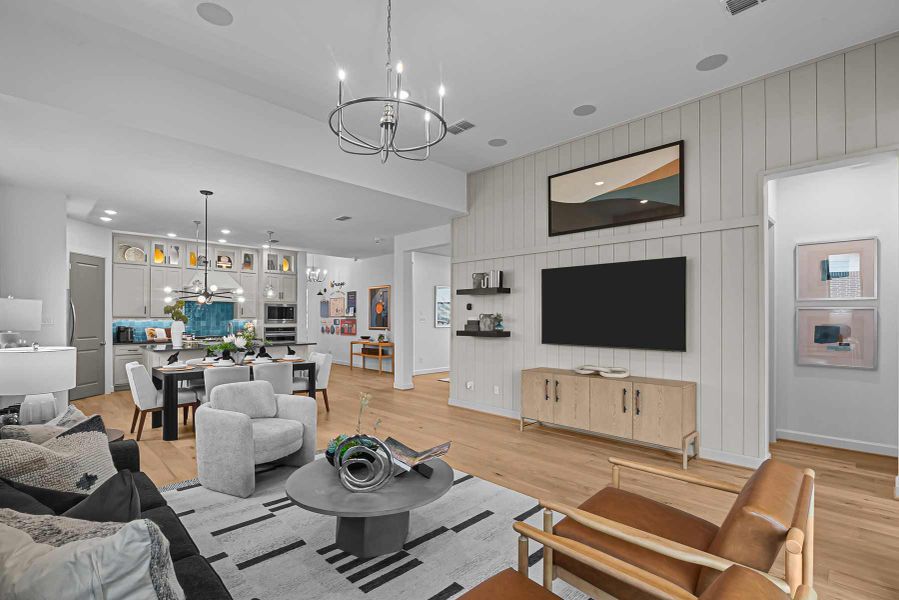 The Conroe - Family Room The Conroe - Family Room